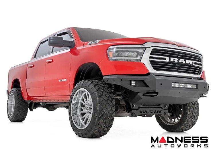 Dodge Ram 1500 Front Bumper High Clearance w/ LED Lights and Skid